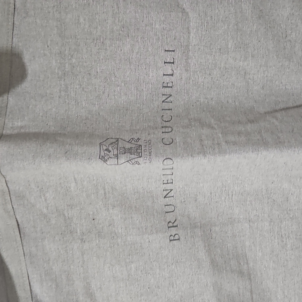 New Brunello Cucinelli Fabric Logo Garment Bag